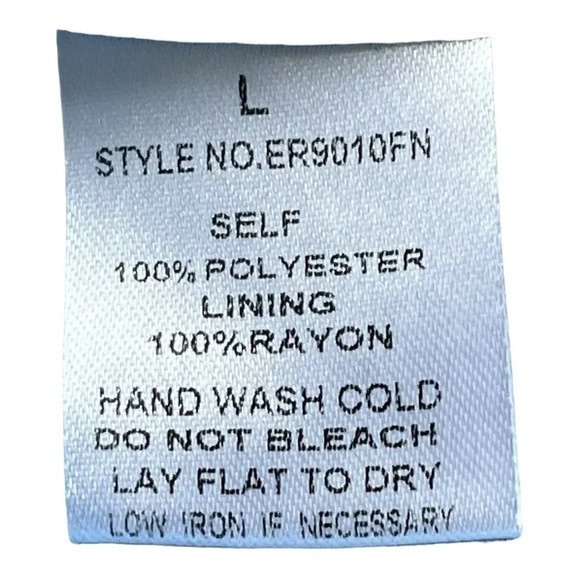 Floral Puff Sleeve Romper Blue Brown Boho Chic Cottagecore Women Size Large - Picture 6 of 6